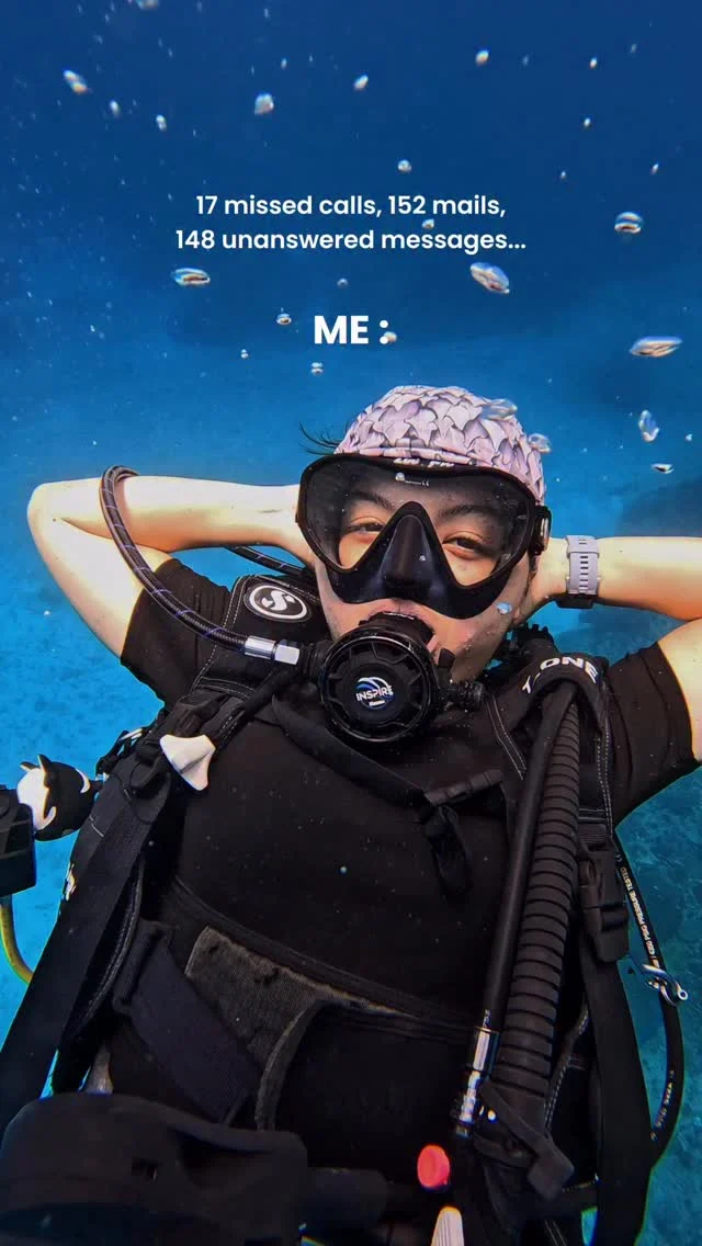 My boss: "Where are you?" Me: glub glub glub💦🫧
.
.
Follow for more scuba diving content!🥰
#recreationaldive #scubadiving #scubadive #scubadivebali #scubabali